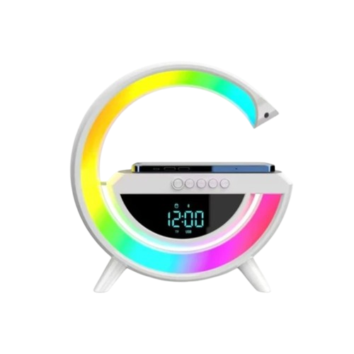 BT-3401 4-in-1 Wireless Charger Lamp Speaker Clock – Smart Bedside Gadget